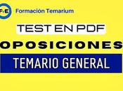Test preguntas temario general oposiciones