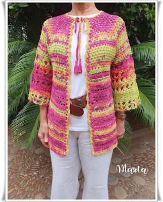 KIMONO DE CROCHET KIMONO DE CROCHET