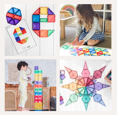 Construcción Creativa con Piezas Planas con Imanes: Desarrollando la Mente de los Niños