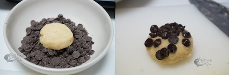 Galletas con chispas de chocolate Galletas con chispas de chocolate