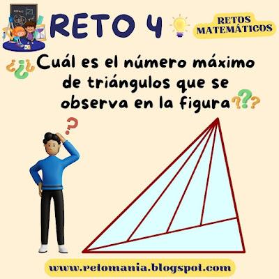 Desafío matemático, Reto matemático, Problema matemático, Problema de Ingenio, Problema de lógica, Cuadrados mágicos, Retos de números, Acertijos, Acertijos matemáticos, Acertijos numéricos, Suma mágica, Pasatiempos, Matemática, Piensa rápido, Solo para genios, Número de triángulos, Retos visuales, acertijos visuales