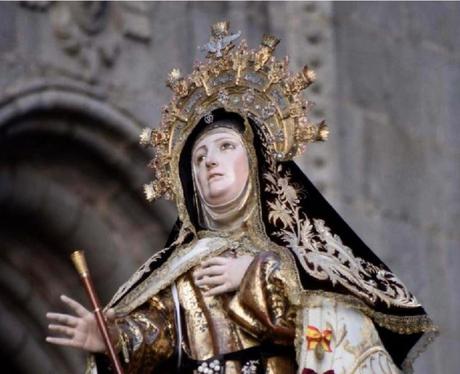 La corona artística de santa Teresa de Jesús