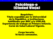 Psicóloga-o (Ciudad Vieja)