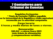 Contadores para Tribunal Cuentas