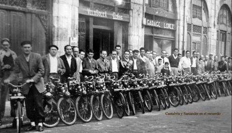 Las primeras «velosolex» de Santander