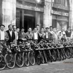 Las primeras «velosolex» de Santander