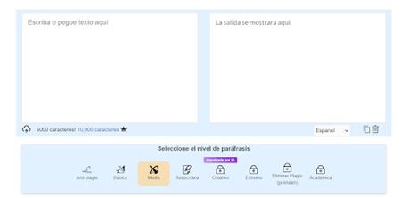 Parafrasear.org modos de uso Parafrasear.org modos de uso