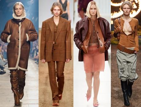 Colores de moda otoño invierno 2023 2024 marron color de moda otono 23