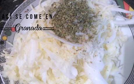 Patatas rosti con queso manchego Patatas rosti con queso manchego