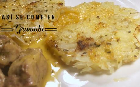 Patatas rosti con queso manchego Patatas rosti con queso manchego