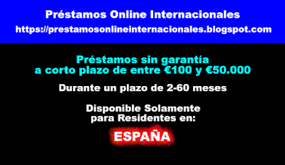 Préstamos sin garantía a corto plazo de entre €100 y €50.000 Préstamos sin garantía a corto plazo de entre €100 y €50.000