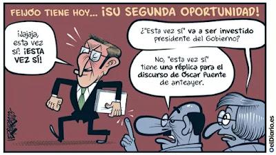 El PSOE sorprendió con Óscar Puente y Feijóo lo calificó como “el club de la comedia”.