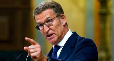 El PSOE sorprendió con Óscar Puente y Feijóo lo calificó como “el club de la comedia”.