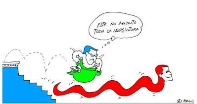 El PSOE sorprendió con Óscar Puente y Feijóo lo calificó como “el club de la comedia”.