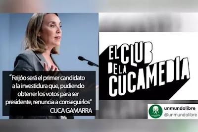 El PSOE sorprendió con Óscar Puente y Feijóo lo calificó como “el club de la comedia”.