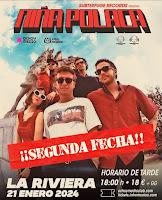 Niña Polaca tocarán en la Sala La Riviera con una segunda fecha