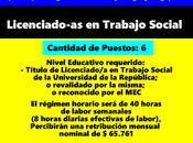 Licenciado-as Trabajo Social(Canelones)