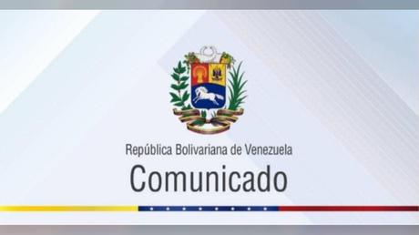 Comunicado de la República Bolivariana de Venezuela