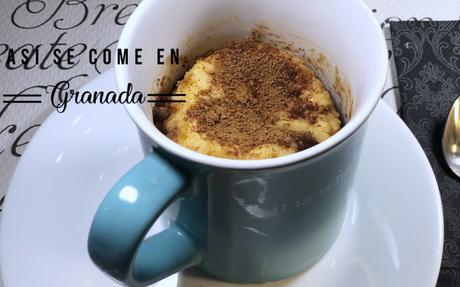 Mug cake rolls de canela sin gluten