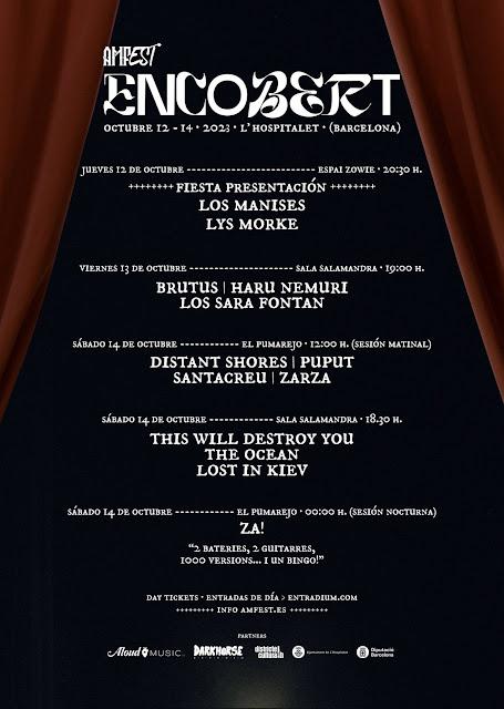 Horarios AMFest 2023