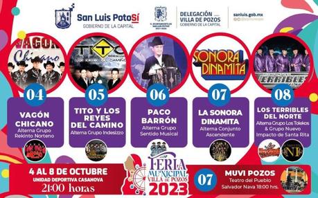 La Feria Regional de Villa de Pozos 2023 (Ferepo) se alista para recibir a más de 100,000 visitantes