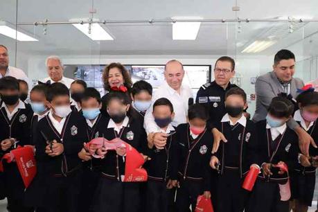 Se pone en funcionamiento el Centro Táctico de Control Vial y Videovigilancia de San Luis Capital; Alcalde Galindo destaca las aplicaciones que derivan de la instalación de la fibra óptica