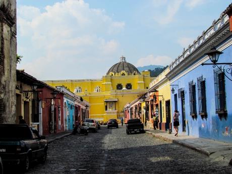 Iglesia y convento La Merced. Antigua. Guatemala