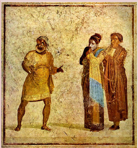 Las actrices de teatro en Roma. Las actrices de teatro en Roma.