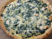 Quiche salmon espinacas