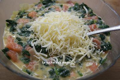 QUICHE DE SALMON Y ESPINACAS