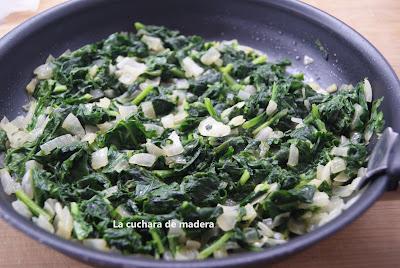 QUICHE DE SALMON Y ESPINACAS