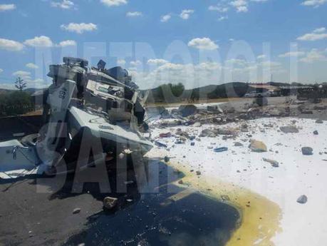 Accidente fatal en carretera Matehuala paraliza el tráfico en ambos sentidos