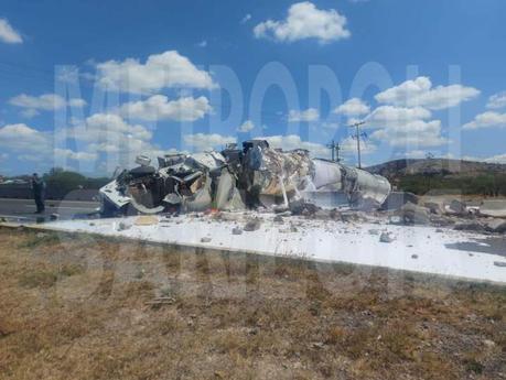 Accidente fatal en carretera Matehuala paraliza el tráfico en ambos sentidos