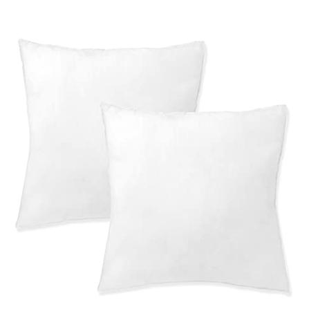 HOME MERCURY- Relleno de Cojines Pack2/4/6, Fibra Hueca Siliconada de Alta Recuperación, Antialérgico, Mullido, Indeformable, Mullido, Suave Adaptable a Todas Las Fundas. (60x60cm, Pack 2)