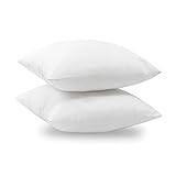 Meishida Relleno de Cojín 60 x 60 cm, 2 Unidades, Almohada Fibra Hueca para Sofá y Cama, Cojines Hipoalergénica y Transpirable