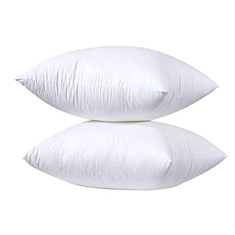 yibo 2 Unidades de Relleno de Cojín 60 x 60 cm, Relleno de Cojín para Sofá o Cama, con Relleno Fibra Hueca, Suave e Indeformable, Hipoalergénicas, Juego de 2/4/6 Unidade