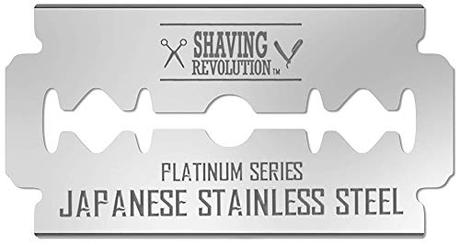 Shaving Revolution 50 Cuchillas De Afeitar Doble Filo- Hojas De Acero Inoxidable Japonés- Clasicas Para Un Afeitado Suave, Preciso.