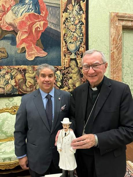 Diputado Correa se reúne con Pietro Parolin en El Vaticano solicitadno por la santificación de José Gregorio Hernández