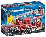 PLAYMOBIL 9463 City Action Camión de Bomberos con Escalera, Luces y Sonido, A Partir de 5 años, Multicolor