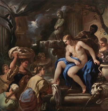 Betsabé en el baño de Luca Giordano
