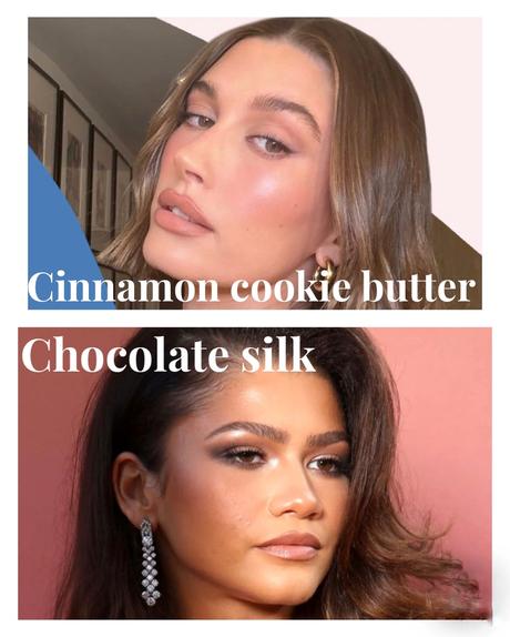 Colores castaño claro castaño oscuro