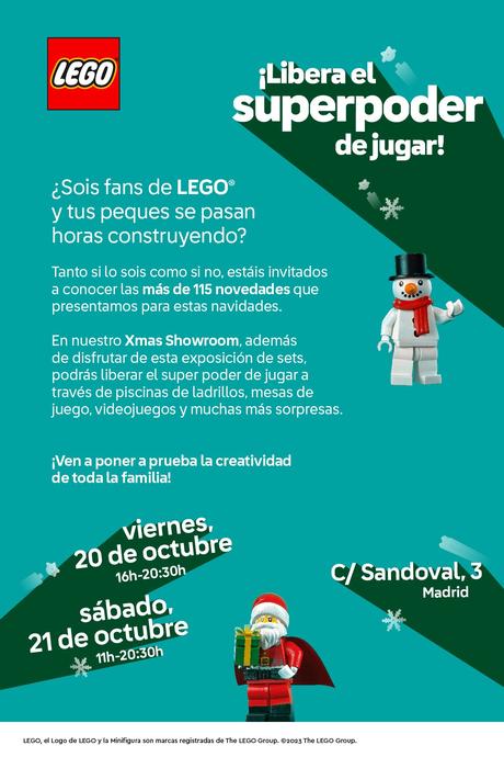 LEGO abre en Madrid LEGO Xmas Showroom, una exposición con más de 115 construcciones y actividades lúdicas para toda la familia