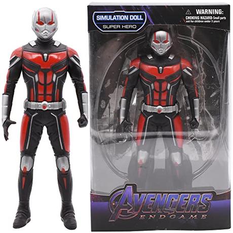 Ant-Man Figura De Acción Avengers Popular Anime Modelo Estatua de PVC, Muñeca Coleccionable Juguetedecoración Colección Collectibles de Adornos Escritorio, Regalo de Cumpleaños 21cm