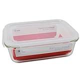 Fiambrera hermética Market Supreme 1520ml rectangular de vidrio