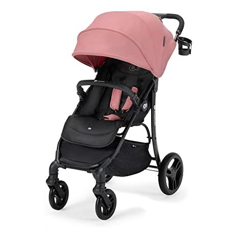 kk Kinderkraft ASKOY Silla de paseo hasta 24 kilos, Impermeable con protección UPF50+, Plegable, Posición tumbada, Rosa