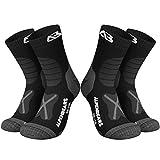 Alpen Bears Calcetines Lana Merino Trekking - Calcetines Antiampollas Senderismo Termicos - 2 Pares - Calcetines Senderismo Hombre, Mujer y Niños - Calcetines Trekking Hombre y Mujer