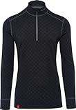 Thermowave Xtreme - Capa Base de Lana Merino para Hombre, Cuello Alto, Cremallera ¼ - - X-Large