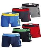Channo Calzoncillos Boxer o Slip de Niños en Algodón, Lisos o con Estampado. Pack de 6 (Uomo, 12-14 años)