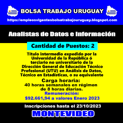 Analistas de Datos e Información Analistas de Datos e Información