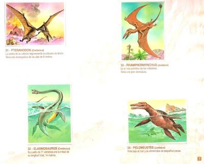 Los auténticos cromos de los Dinosaurios de Bollycao Los auténticos cromos de los Dinosaurios de Bollycao